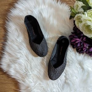 Bernie Mev Catwalk Flats in Black and White Polka Dot